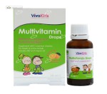 قطره مولتی ویتامین کودکان ویواکیدز 30 میلی لیتر