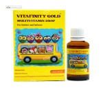 قطره مولتی ویتامین کودکان ویتافینیتی گلد 30 میلی لیتر