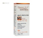 کرم ضد آفتاب SPF50  مولتی پروتکشن انواع پوست بی رنگ دکتر ژیلا 50 گرم