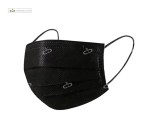 ماسک سه لایه پزشکی مشکی فیس ماسک 50 عددی