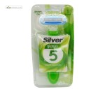 تیغ چند بار مصرف 5 لبه گلوریا 5 سیلور 1 عددی