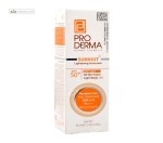 کرم ضدآفتاب رنگی spf50 روشن کننده لک های پوست پرودرما 40 میلی لیتر بژ روشن