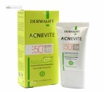 فلوئید ضدآفتاب spf50 آکنویت مناسب پوست چرب و جوش دار درمالیفت 40 میلی لیتر بی رنگ