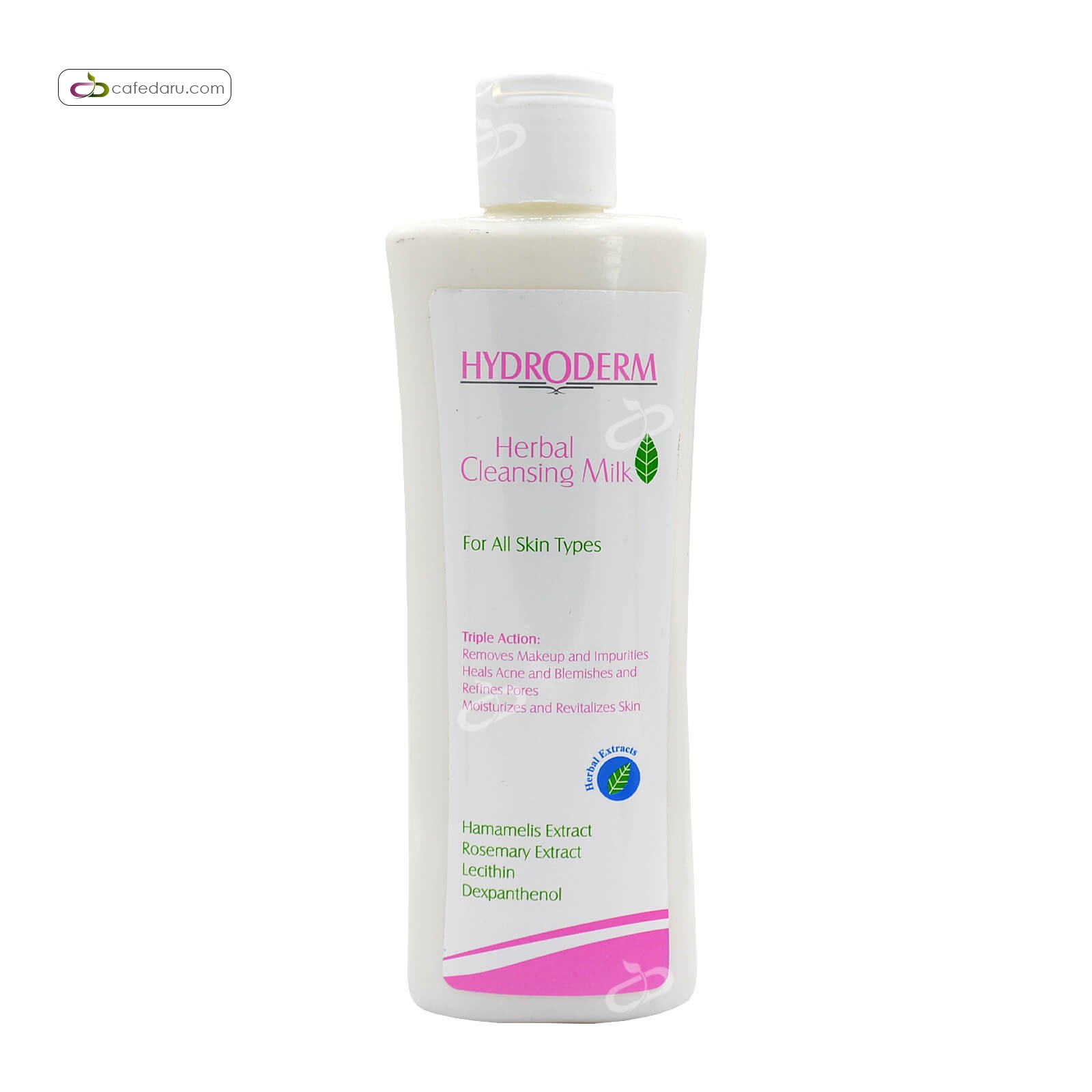 شیرپاک کن حاوی عصاره های گیاهی هیدرودرم 200 میلی لیتر