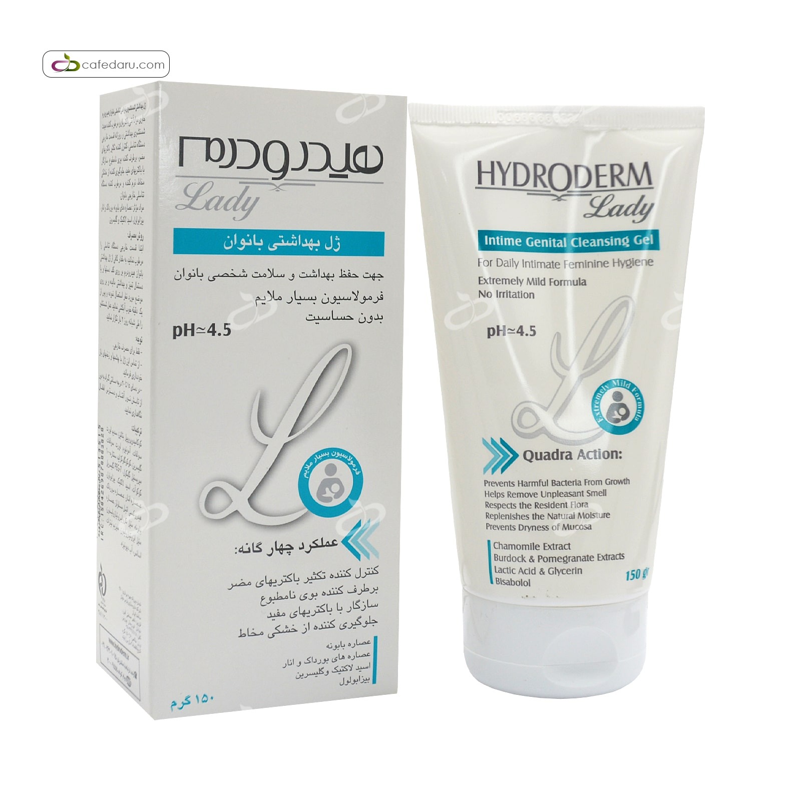 ژل بهداشتی بانوان هیدرودرم 150گرم
