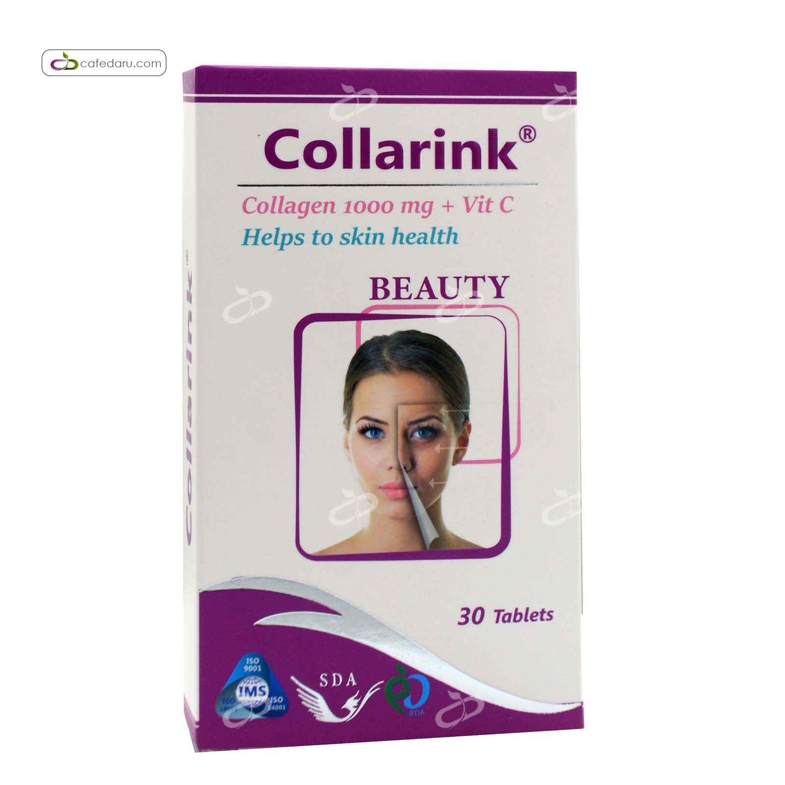 کلارینک (کلاژن 1000 میلی گرم + ویتامین ث) سیمرغ داروی عطار 30 قرص