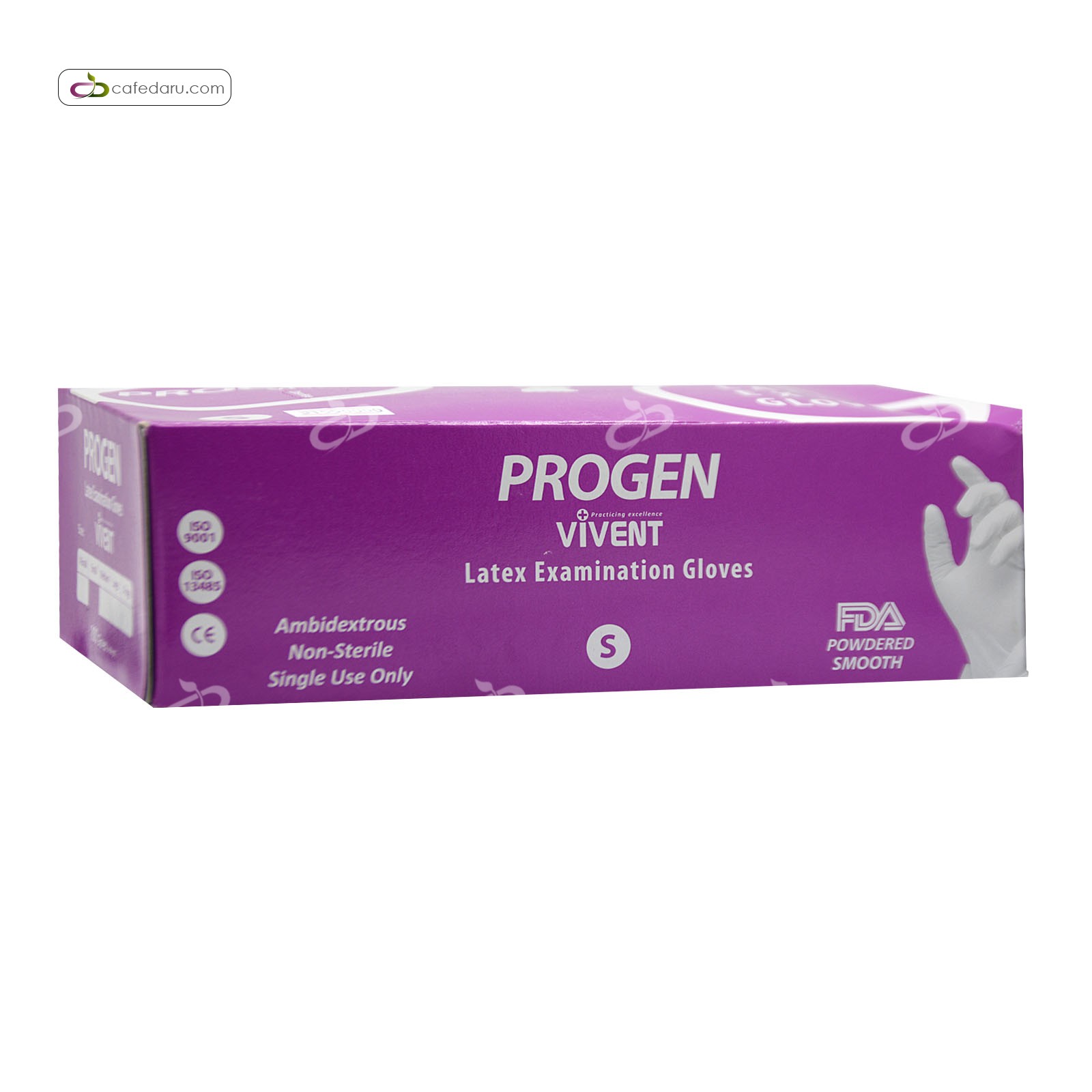 دستکش لاتکس پروژن 100 عددی سایز کوچک