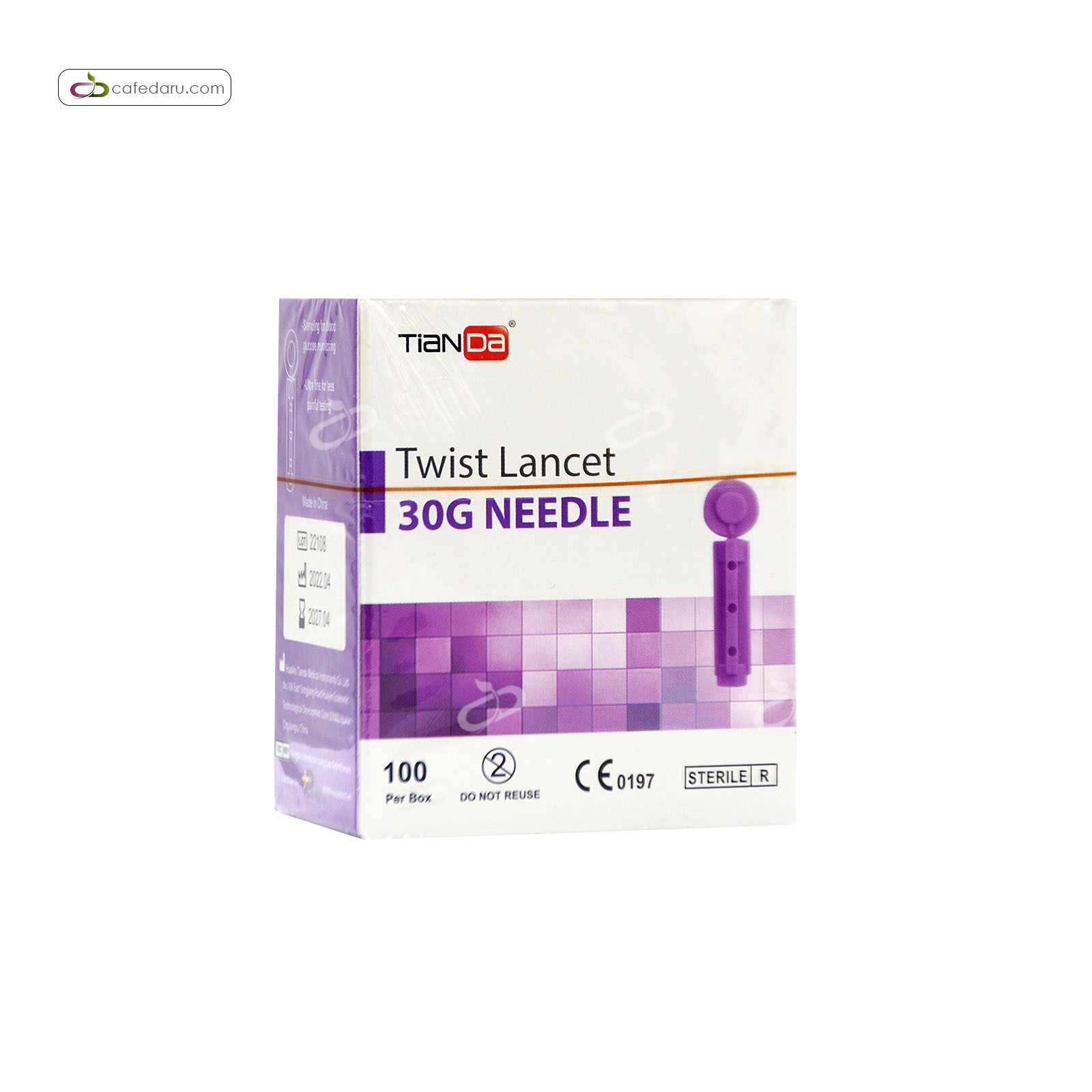 سوزن تست قند خون تی آندا 100 عددی