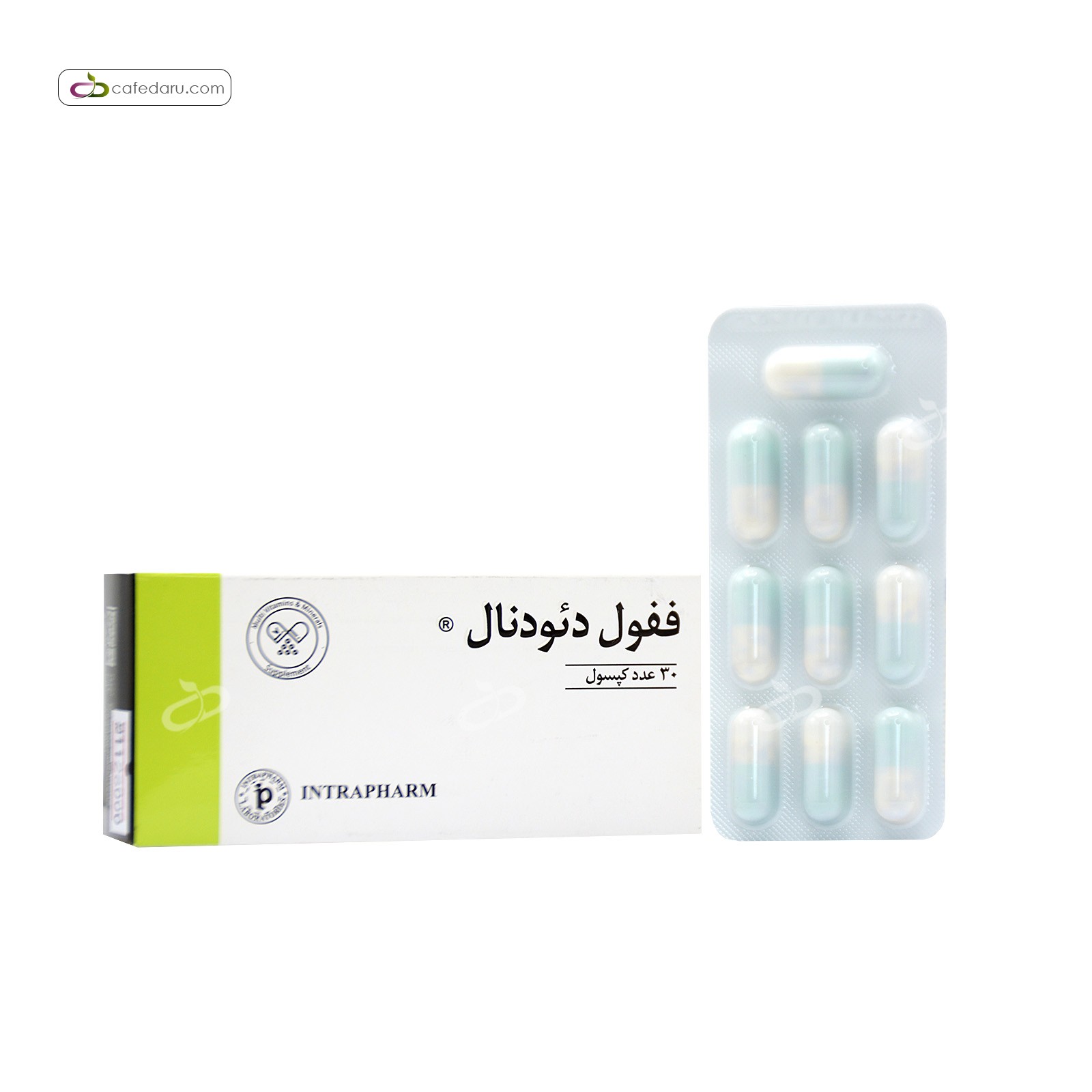 ففول دئودنال (درمان کم خونی) اینترافارم 30 کپسول