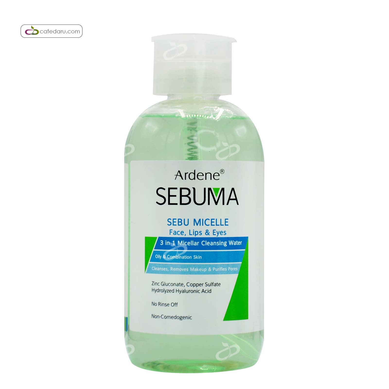 پاک کننده آرایش (میسلار) 3 در1 چشم، لب و صورت پوست چرب و دارای آکنه آردن سبوما 500 میلی لیتر