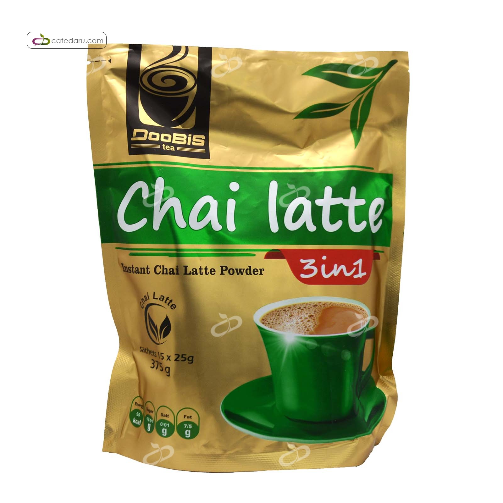 اینستنت چای لاته دوبیس 15 ساشه 25 گرمی