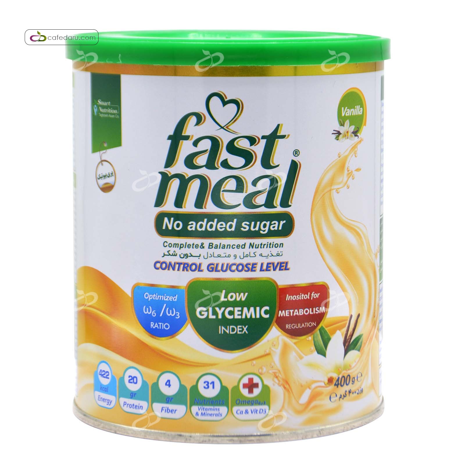 فست میل بدون قند (دیابتی) اسمارت نوتریشن 400 گرم