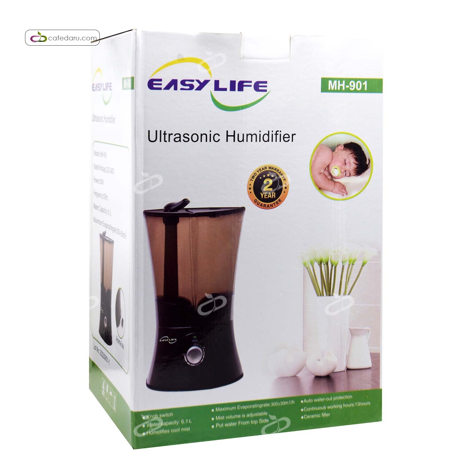 دستگاه بخور سرد مدل MH-901 ایزی لایف 6 لیتری